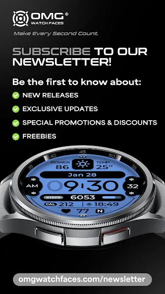 OMG 326 - Digital Watch Face screenshot 8