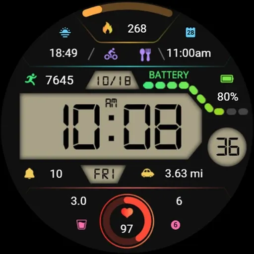 Retro Screen ZKin Watch screenshot 7