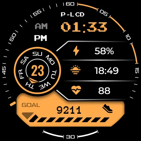 Phantom - LCD V3 | watch face screenshot 11