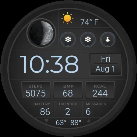 SWF Digital Mastery Watch face screenshot 13