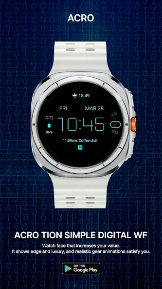 ACRO Tion simple Digital Watch screenshot 4