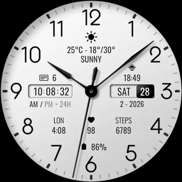 Watch face 10h08.com #132 screenshot 26