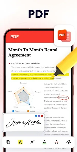 Document Reader - PDF Editor screenshot 2