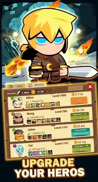 Tap Dungeon Hero-Idle RPG Game screenshot 4