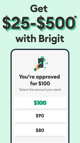 Brigit: Cash Advance & Credit screenshot 1
