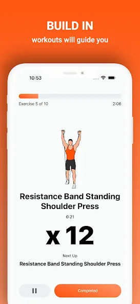 Resistance Band Training App screenshot 4