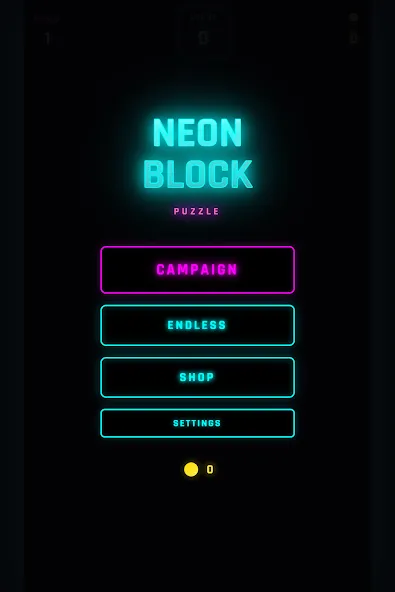 Neon Block Puzzle screenshot 1