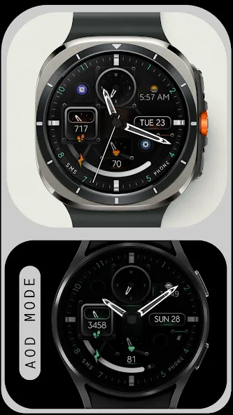 Dream 104 Analog Watch Face screenshot 5