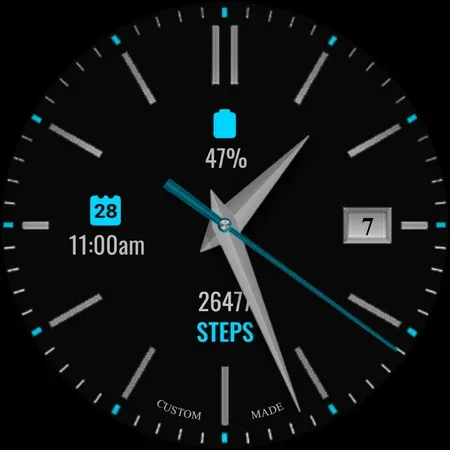 Analog Basic WF Wear OS 5+ screenshot 37