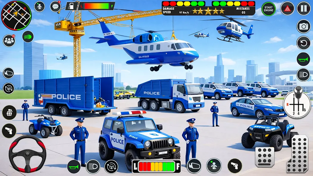 Police Transport Vehicle Sim screenshot 2
