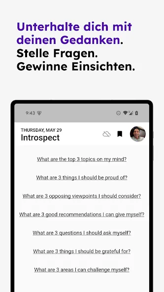 KI-Tagebuch Notizbuch Reflectr screenshot 12