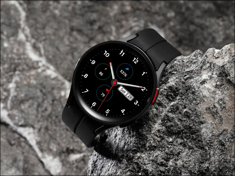 Analog Minimal Watch face screenshot 3
