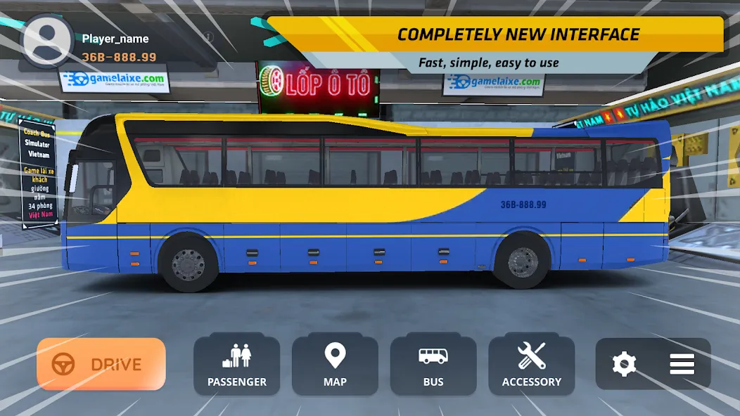 Coach Bus Simulator Vietnam screenshot 1