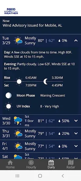 FOX10 Weather Mobile Alabama screenshot 4