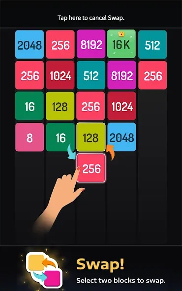 2048 Fusionar Bloques Juego screenshot 10