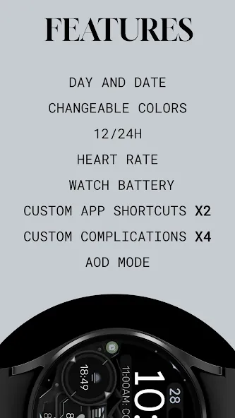Dream 144 Digital Watch Face screenshot 6