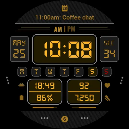 Y26 Digital Rhapsody WatchFace screenshot 31
