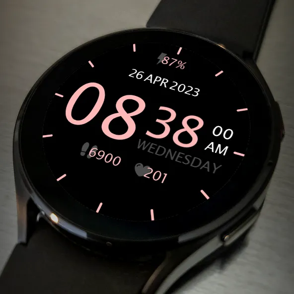 Key048 Digital Watch Face screenshot 4