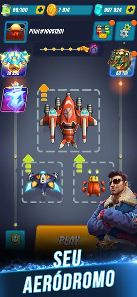 HAWK: Jogos de nave de tiro screenshot 2
