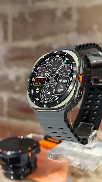N-SPORT590 RedHybird WatchFace screenshot 3