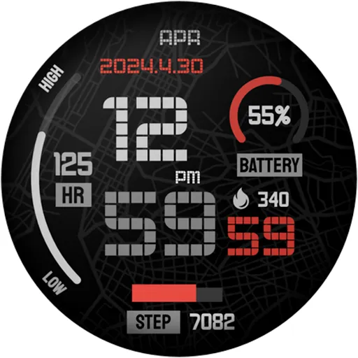 Minimal Digital Watch Face PRO screenshot 17