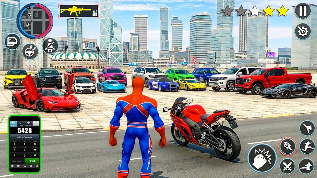 Spider Mafia Rope Hero Game 3D screenshot 2