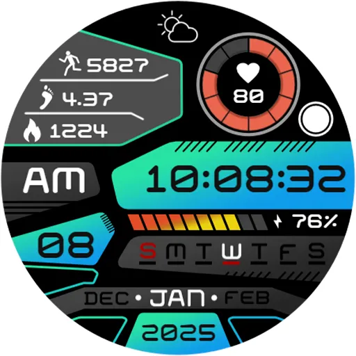 Digital Quantum HUD Watch Face screenshot 19