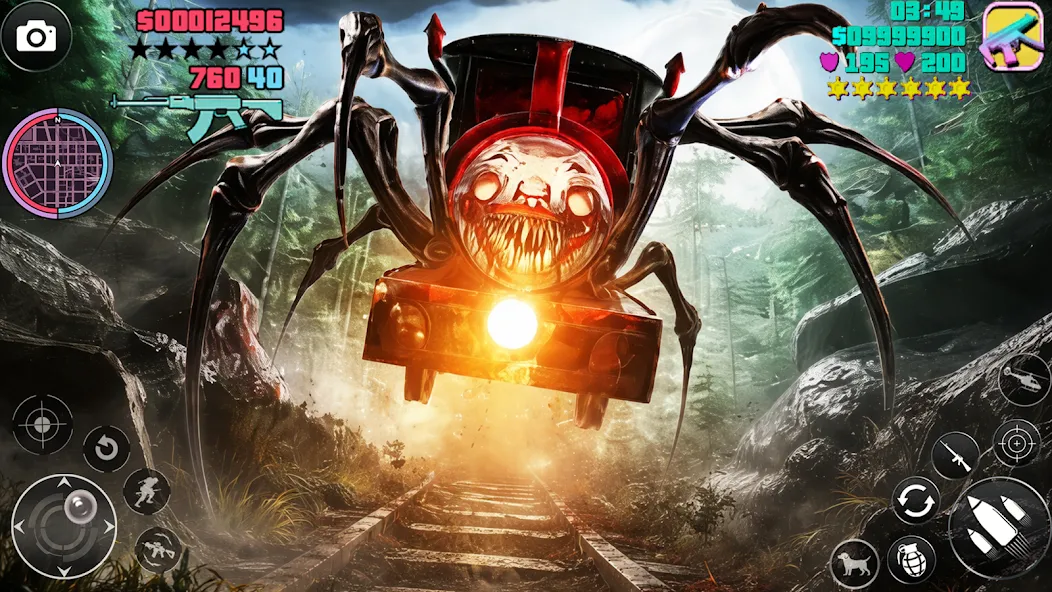 Monster Spider Train Survival screenshot 2