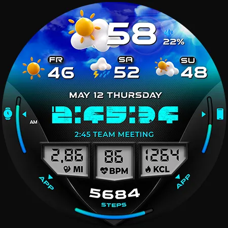 PER60 Extreme Watch Face screenshot 44