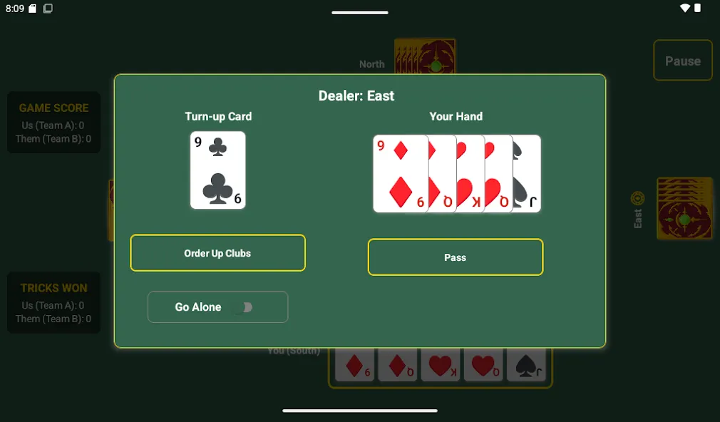 Just Euchre: Offline Card Game screenshot 11