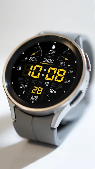 WFP 104 LCD watch face screenshot 5