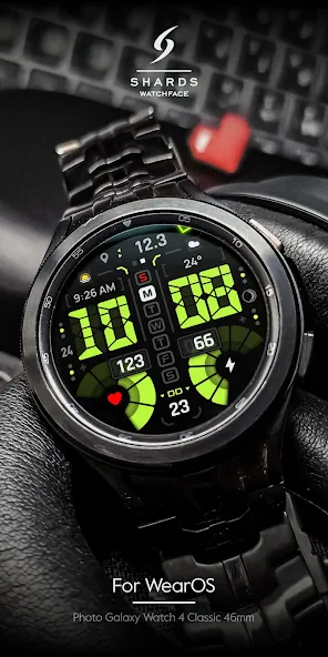 SH062 Watch Face, WearOS watch screenshot 5