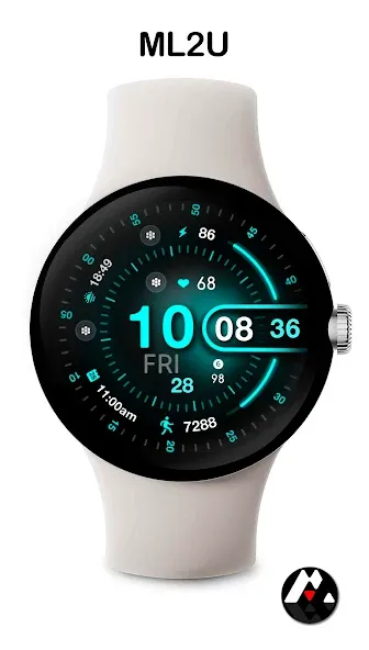 ML2U 220 Watch Face screenshot 1