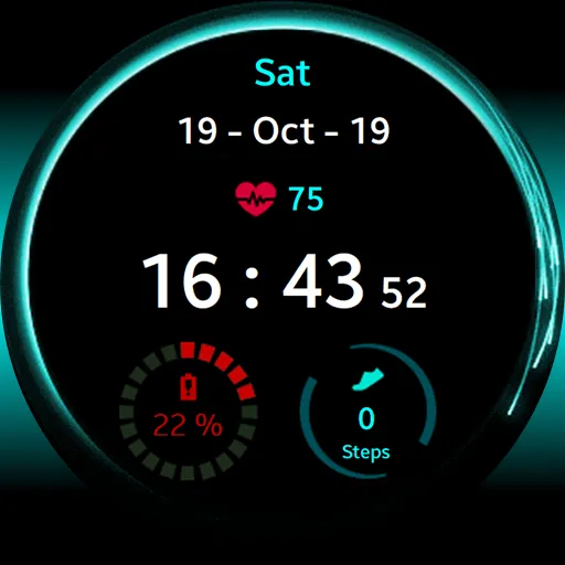Racing Lines Watch Face screenshot 6