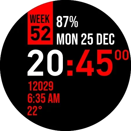 Week Watch Face screenshot 37