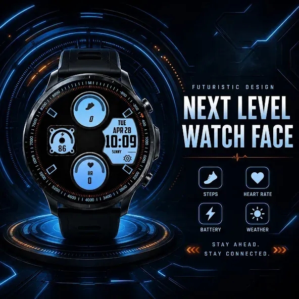 F7V5 - DIGITAL WATCH FACE screenshot 3
