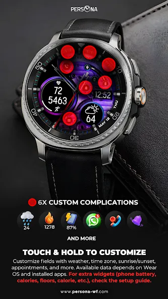 PER53 Hybrit Watch Face screenshot 4