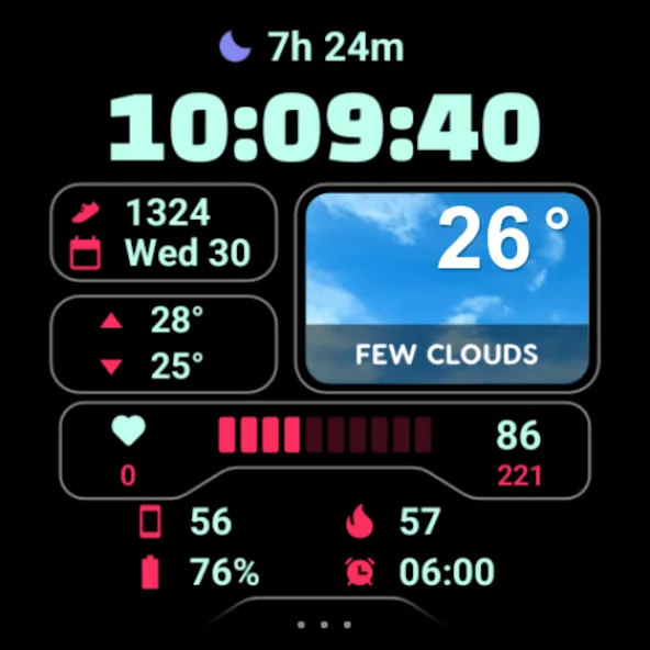 MDS01 Digital Watch Face screenshot 13