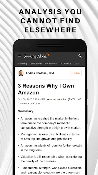Seeking Alpha:股市新闻与分析 screenshot 5
