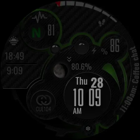 Digital Watch Face CUE104 screenshot 16