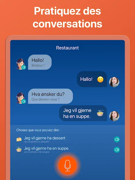 Mondly: Apprendre le norvégien screenshot 12