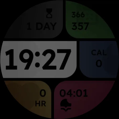 Colorful blocks: Watch Face screenshot 13