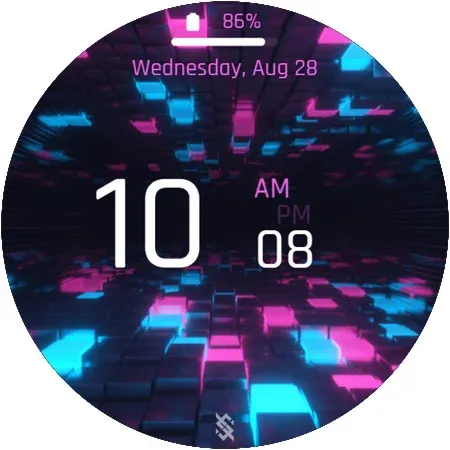 BFF33 - Animation Neon Cubes screenshot 20
