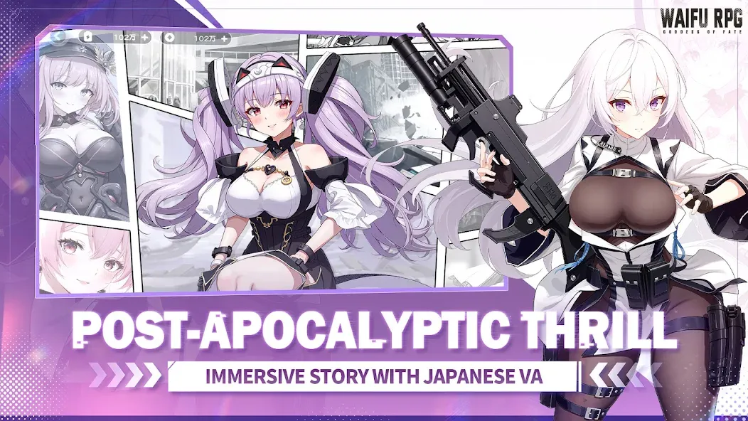 Goddess of Fate: Waifu RPG screenshot 4