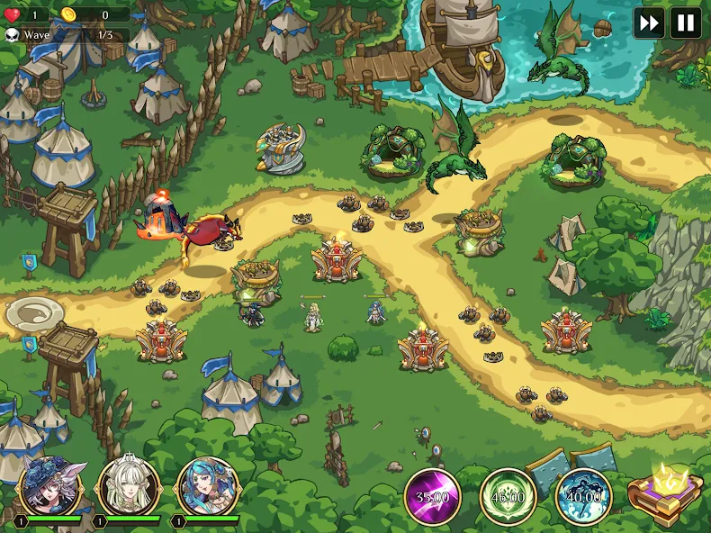 Kingdom War: 타워 디펜스 TD screenshot 15