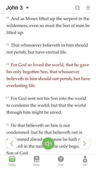 King James Bible - Verse+Audio screenshot 1