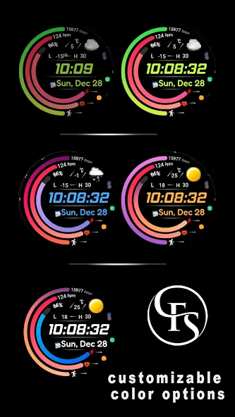 Digital FSW300 Watchface screenshot 4