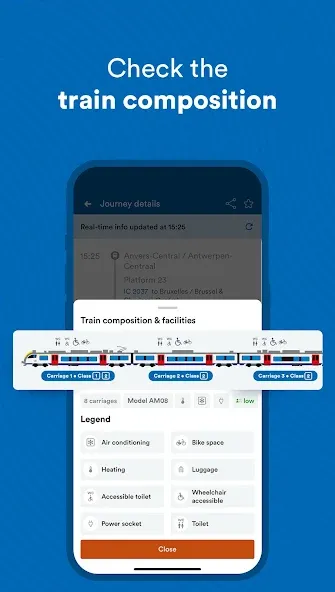 SNCB/NMBS: Timetable & tickets screenshot 8