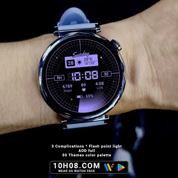 Watch face 10h08.com #99 screenshot 2
