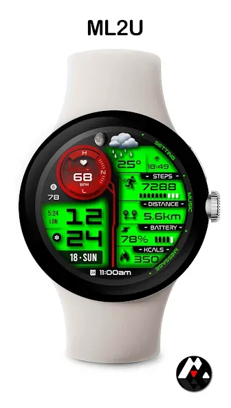ML2U 263 Watch Face screenshot 3